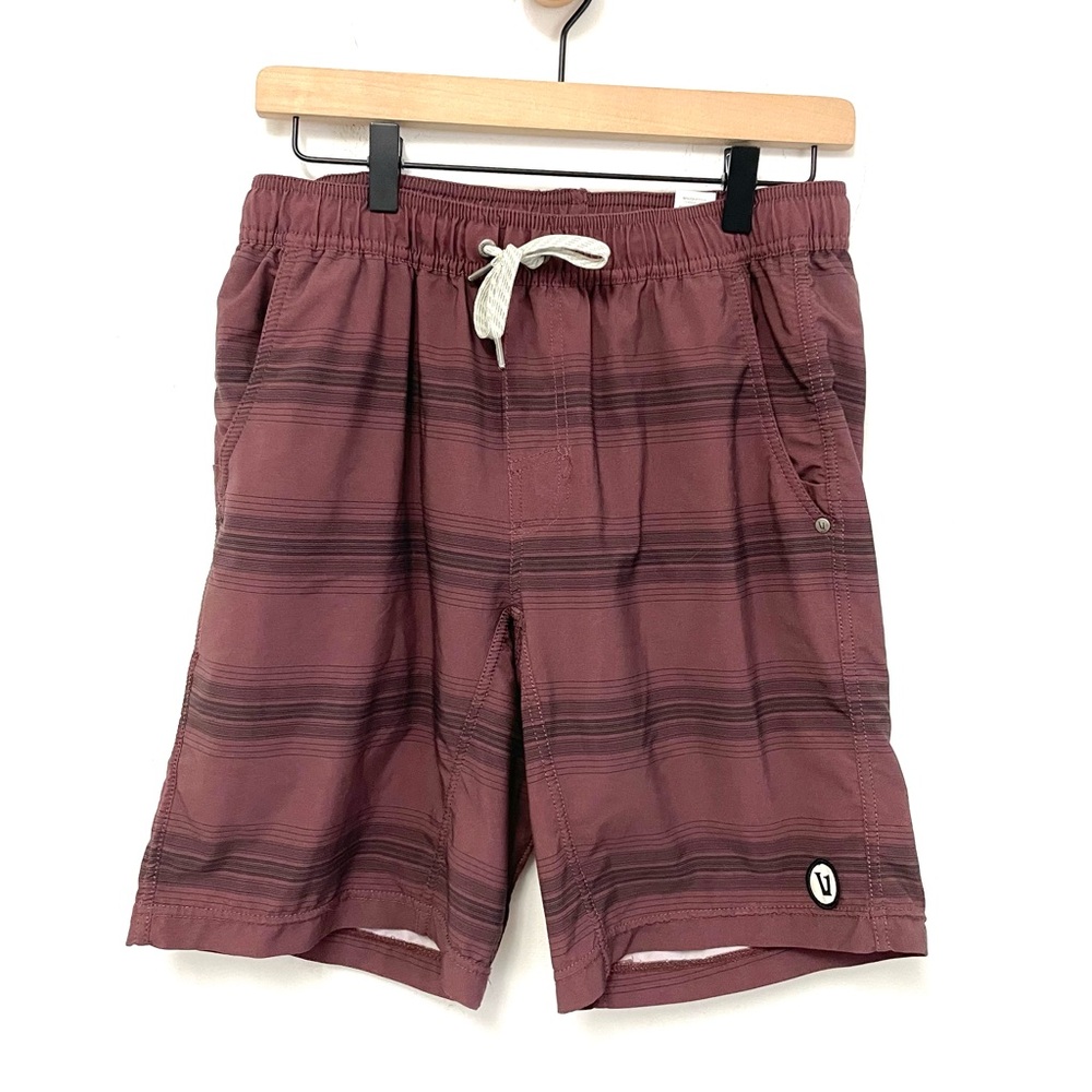 Vuori Kore Short Canyon Texture Block Red Size Small